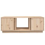 Table basse 110x50x40 cm Bois massif de pin – Image 3