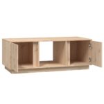 Table basse 110x50x40 cm Bois massif de pin – Image 4