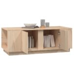 Table basse 110x50x40 cm Bois massif de pin – Image 2