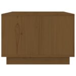 Table basse Marron miel 80x50x35 cm Bois massif de pin – Image 5