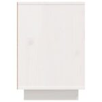 Tables de chevet 2 pcs Blanc 50x34x50 cm Bois de pin massif – Image 6