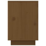 Table de chevet Marron miel 50x34x50 cm Bois de pin massif – Image 5