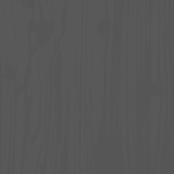 Bureau Gris 110x50x75 cm Bois massif de pin – Image 8