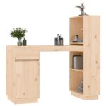 Bureau 110x53x117 cm Bois massif de pin – Image 2