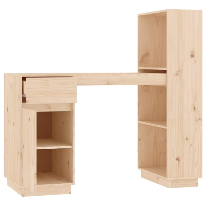 Bureau 110x53x117 cm Bois massif de pin – Image 5