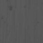 Bureau Gris 110x53x117 cm Bois massif de pin – Image 8