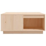 Table basse 80x81x36,5 cm Bois massif de pin – Image 3