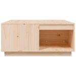 Table basse 80x81x36,5 cm Bois massif de pin – Image 4