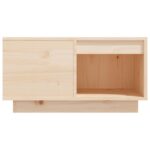 Table basse 60x61x32,5 cm Bois massif de pin – Image 3