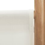 Cloison de séparation pliante 4 panneaux 160 cm Bambou et toile – Image 6
