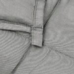 Couverture lestée Gris 138x200 cm 6 kg Tissu – Image 3