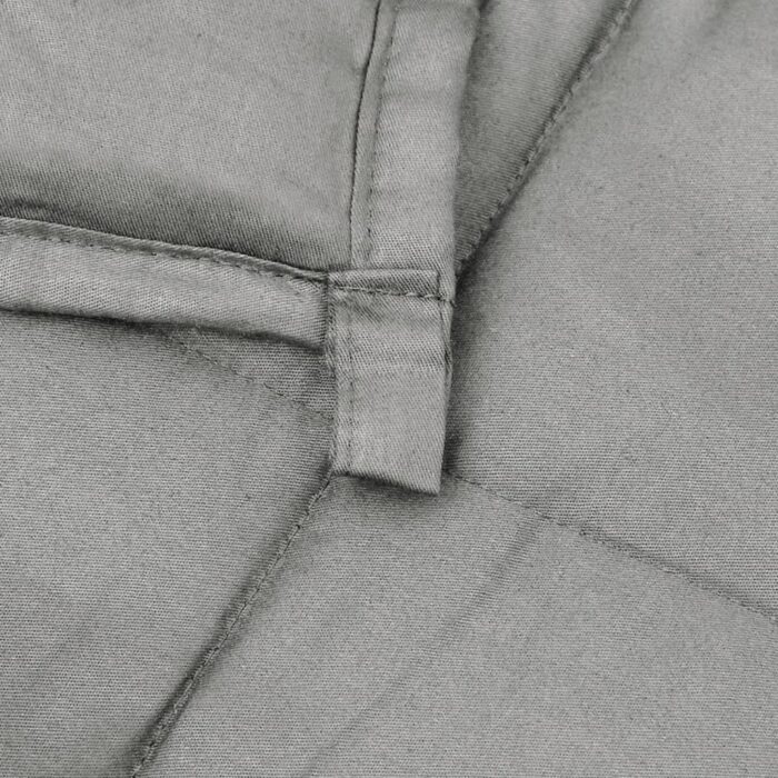 Couverture lestée Gris 138x200 cm 6 kg Tissu – Image 3