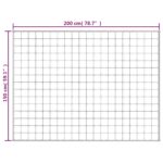 Couverture lestée Gris 150x200 cm 7 kg Tissu – Image 4