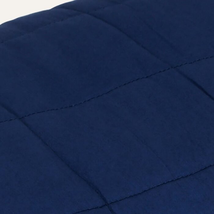 Couverture lestée Bleu 150x200 cm 11 kg Tissu – Image 2