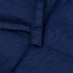 Couverture lestée Bleu 150x200 cm 11 kg Tissu – Image 3