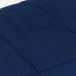 Couverture lestée Bleu 235x290 cm 11 kg Tissu – Image 2