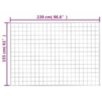 Couverture lestée Crème clair 155x220 cm 11 kg Tissu – Image 4