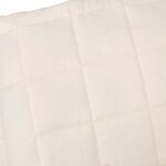Couverture lestée Crème clair 235x290 cm 11 kg Tissu – Image 2