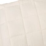 Couverture lestée Crème clair 235x290 cm 15 kg Tissu – Image 2