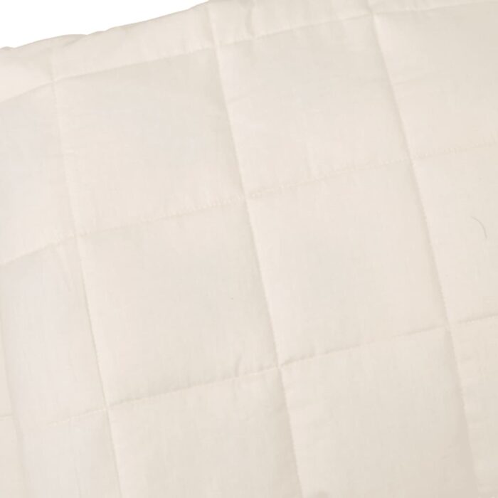 VXL8720845601355_g_en_hd_2.jpg Couverture lestée Crème clair 235x290 cm 15 kg Tissu – Image 2
