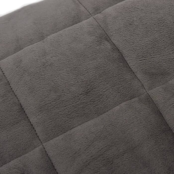 Couverture lestée Gris 138x200 cm 6 kg Tissu – Image 2