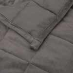 Couverture lestée Gris 138x200 cm 6 kg Tissu – Image 3