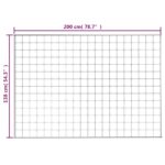 Couverture lestée Gris 138x200 cm 10 kg Tissu – Image 4