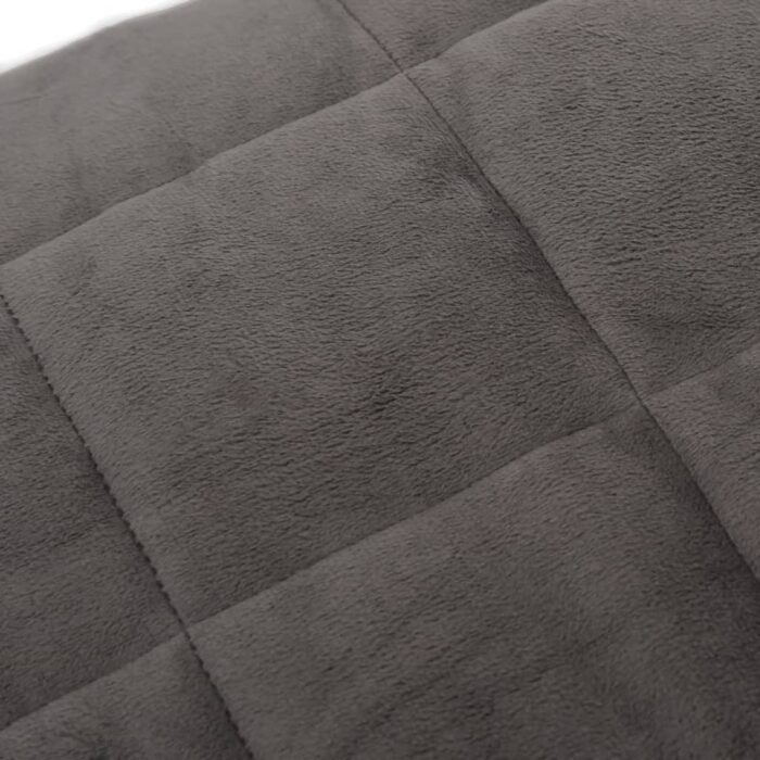 Couverture lestée Gris 220x235 cm 11 kg Tissu – Image 2
