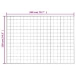 Couverture lestée Bleu 138x200 cm 10 kg Tissu – Image 4