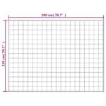 Couverture lestée Bleu 150x200 cm 11 kg Tissu – Image 4