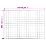 Couverture lestée Bleu 155x220 cm 7 kg Tissu – Image 4