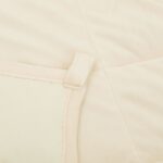 Couverture lestée Crème clair 120x180 cm 5 kg Tissu – Image 3