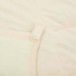 Couverture lestée Crème clair 155x220 cm 11 kg Tissu – Image 3