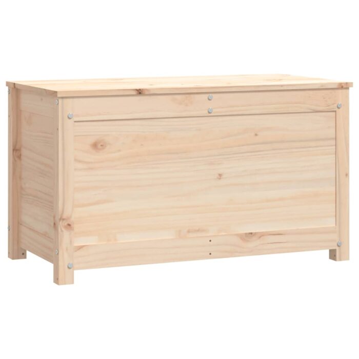 Boîte de rangement 80x40x45,5 cm Bois massif de pin – Image 3