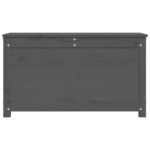 Boîte de rangement Gris 80x40x45,5 cm Bois massif de pin – Image 5