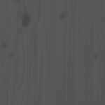 Boîte de rangement Gris 80x40x45,5 cm Bois massif de pin – Image 9
