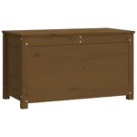 Boîte de rangement Marron miel 80x40x45,5 cm Bois massif de pin – Image 3