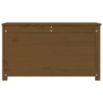 Boîte de rangement Marron miel 80x40x45,5 cm Bois massif de pin – Image 5