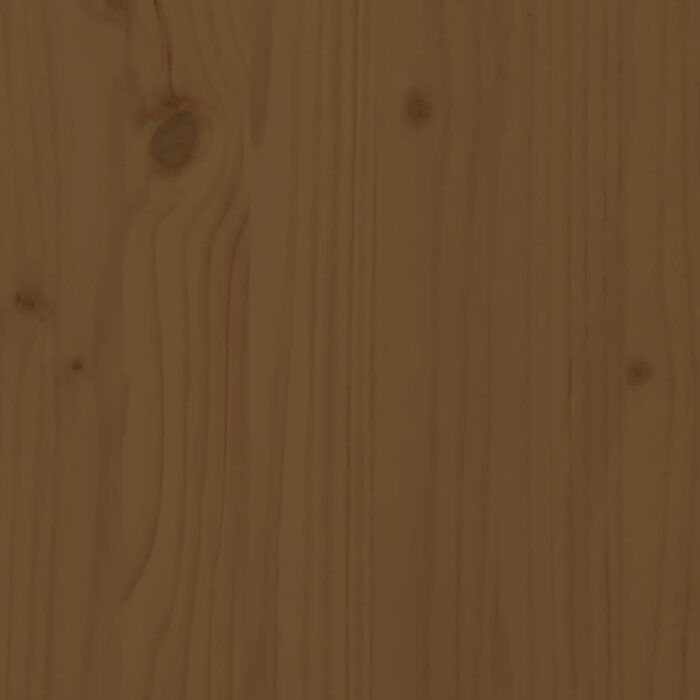 Boîte de rangement Marron miel 80x40x45,5 cm Bois massif de pin – Image 9