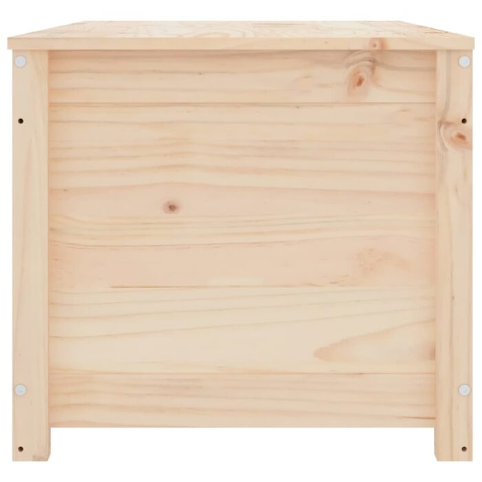 Boîte de rangement 110x50x45,5 cm Bois massif de pin – Image 4