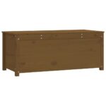 Boîte de rangement Marron miel 110x50x45,5cm Bois massif de pin – Image 3