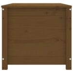 Boîte de rangement Marron miel 110x50x45,5cm Bois massif de pin – Image 4