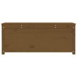 Boîte de rangement Marron miel 110x50x45,5cm Bois massif de pin – Image 5