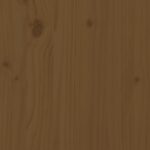 Boîte de rangement Marron miel 110x50x45,5cm Bois massif de pin – Image 9