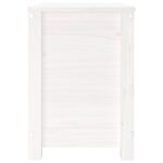 Boîte de rangement Blanc 60x32x45,5 cm Bois massif de pin – Image 4