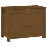 Boîte de rangement Marron miel 60x32x45,5 cm Bois massif de pin – Image 3