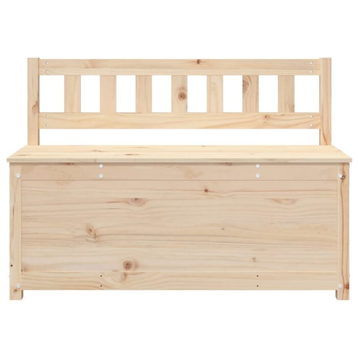 Banc 110x41x76,5 cm Bois de pin massif – Image 3