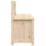 Banc 110x41x76,5 cm Bois de pin massif – Image 4