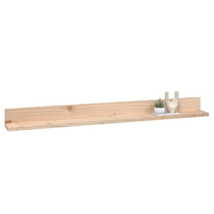 Étagères murales 2 pcs 110x11x9 cm Bois de pin massif – Image 4