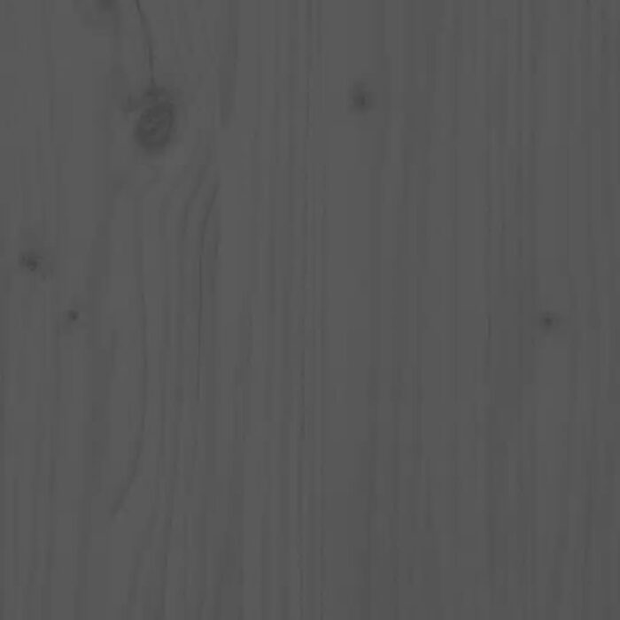 Étagères murales 2 pcs Gris 110x11x9 cm Bois de pin massif – Image 5